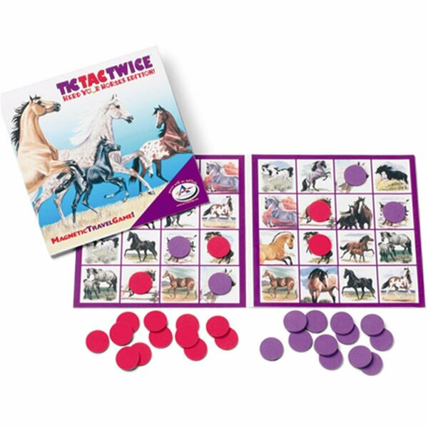 Talicor Herd Your Horses Magnetic Tic Tac Twice Game 805HH
